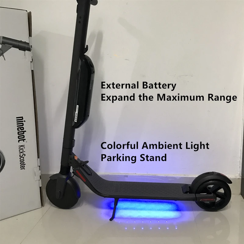  2019 Original Ninebot ES4 KickScooter Version1.5 Foldable Smart Electric Scooter Hoverboard Lightwe