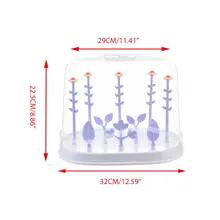 Тип цветка, многофункциональный держатель для детской бутылочки, ящик для хранения, дренажная Стойка С Пылезащитным покрытием, детские бутылочки, сушильные стеллажи