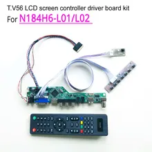 For N184H6-L01/L02 1920*1080 T.V56 screen controller drive board 18.4" LVDS 40Pin WLED VGA+HDMI+AV+USB+RF notebook PC DIY kit