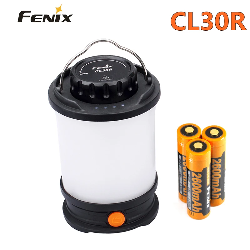Fenix CL30R кемпинг свет Макс 650 люмен микро-USB Перезаряжаемый 3*18650 антибликовое освещение кемпинг световое оборудование лампа