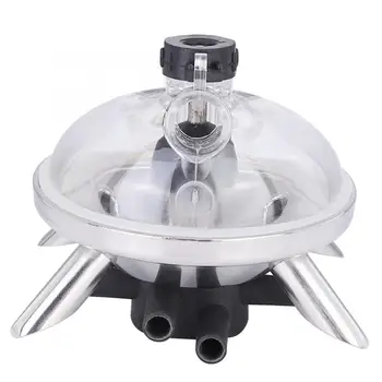 

Milk Collector 240cc Farm Cow Sheep Milking Claw Milk Collector Tool Milking Machine Accessories with Stainless Steel Base