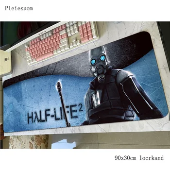 

half life mouse pad 90x30cm gaming mousepad anime High-end office notbook desk mat locrkand padmouse games pc gamer mats