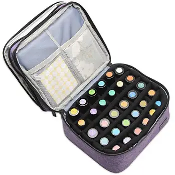 

30 Grids Essential Oil Storage Bag 5-30Ml Bottle Essential Oil Storage Box With Roller Home organizer