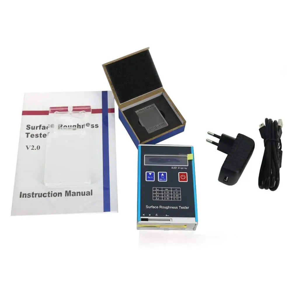 Портативный Измеритель шероховатости поверхности с 4 тестовыми параметрами