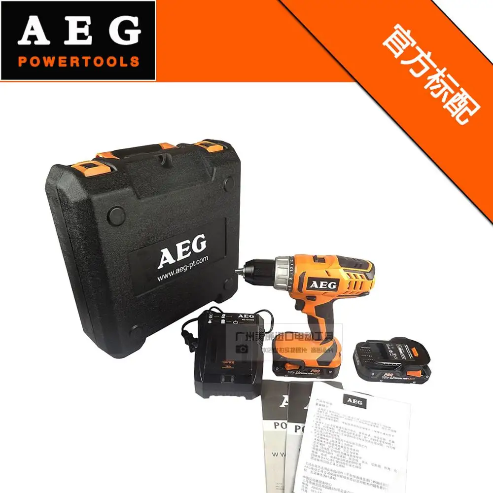 Официальный Лицензированный немецкий AEG18V литиевая электрическая дрель двойная