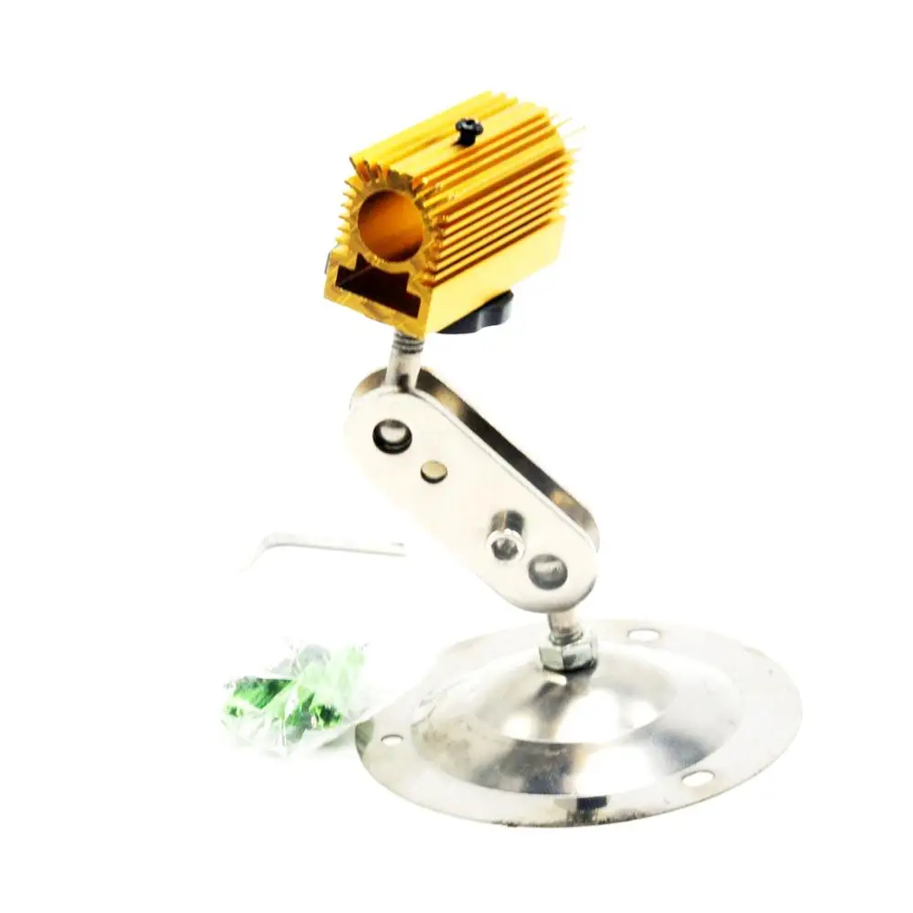 

Golden Cooling Heatsink Holder with Mount for 12mm Laser Diode Module(20×27×50