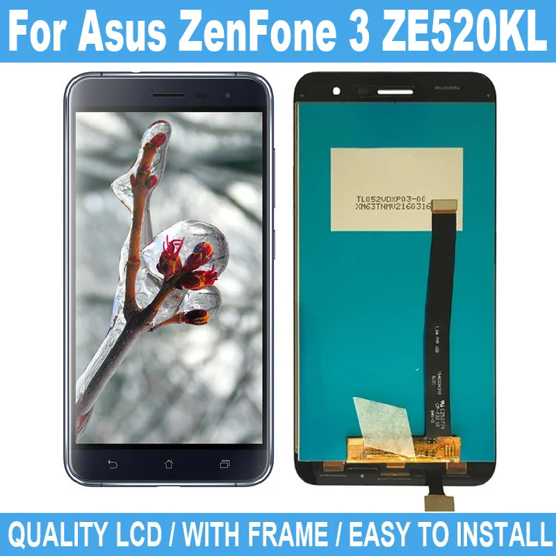 ЖК-дисплей 5 2 дюйма для Asus ZenFone 3 ZE520KL дигитайзер сенсорный экран запасные части