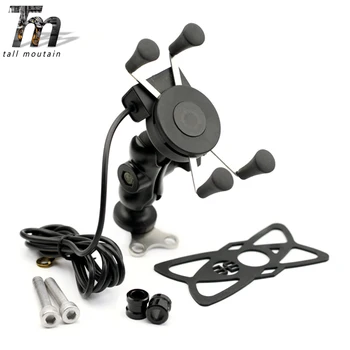 

Phone Holder USB Charger For KAWASAKI NINJA 300 2013-2017, EX250 NINJA 250 2008-2017 Motorcycle GPS Navigation Bracket