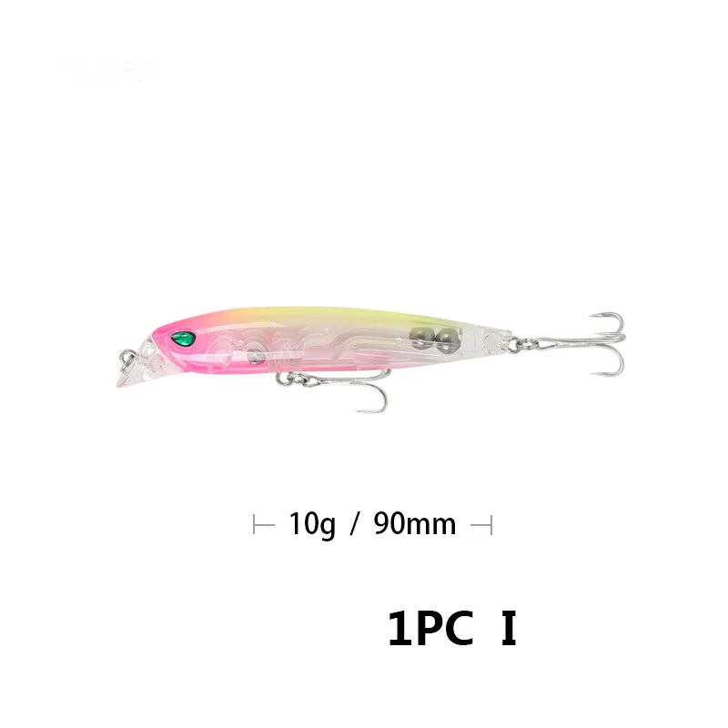 Высокое качество продукт Shoal Dive Hover Mino 10 г/9 см водная поверхность приманка рыболовная приманка Pesca японская Рыболовная Снасть - Цвет: I