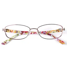 Женские цветочные очки для чтения близорукость рецепт
