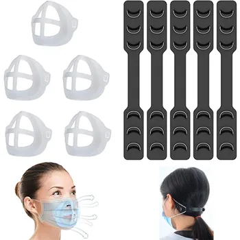 

Masks Bracket Washable 3d Face Mask Inner Support Frame Adjustable Ear Strap Accessories Breathing Smoothly Mask Holder d2