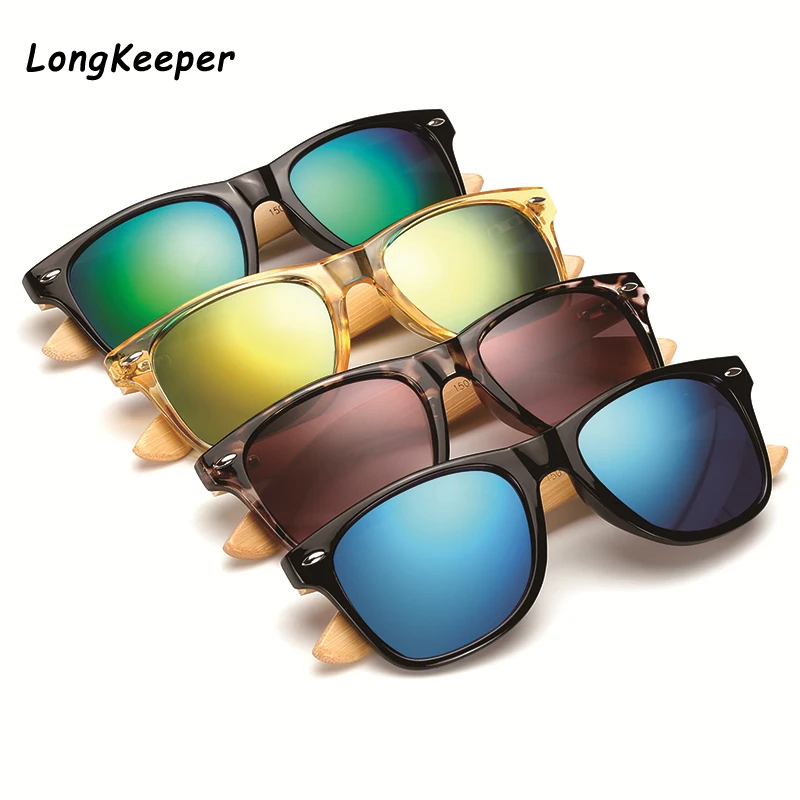 

Retro Bamboo Sunglasses Men Wooden Sunglasses Women Brand Designer Mirror Original Wood Sun Glasses Shades lunette oculo de sol