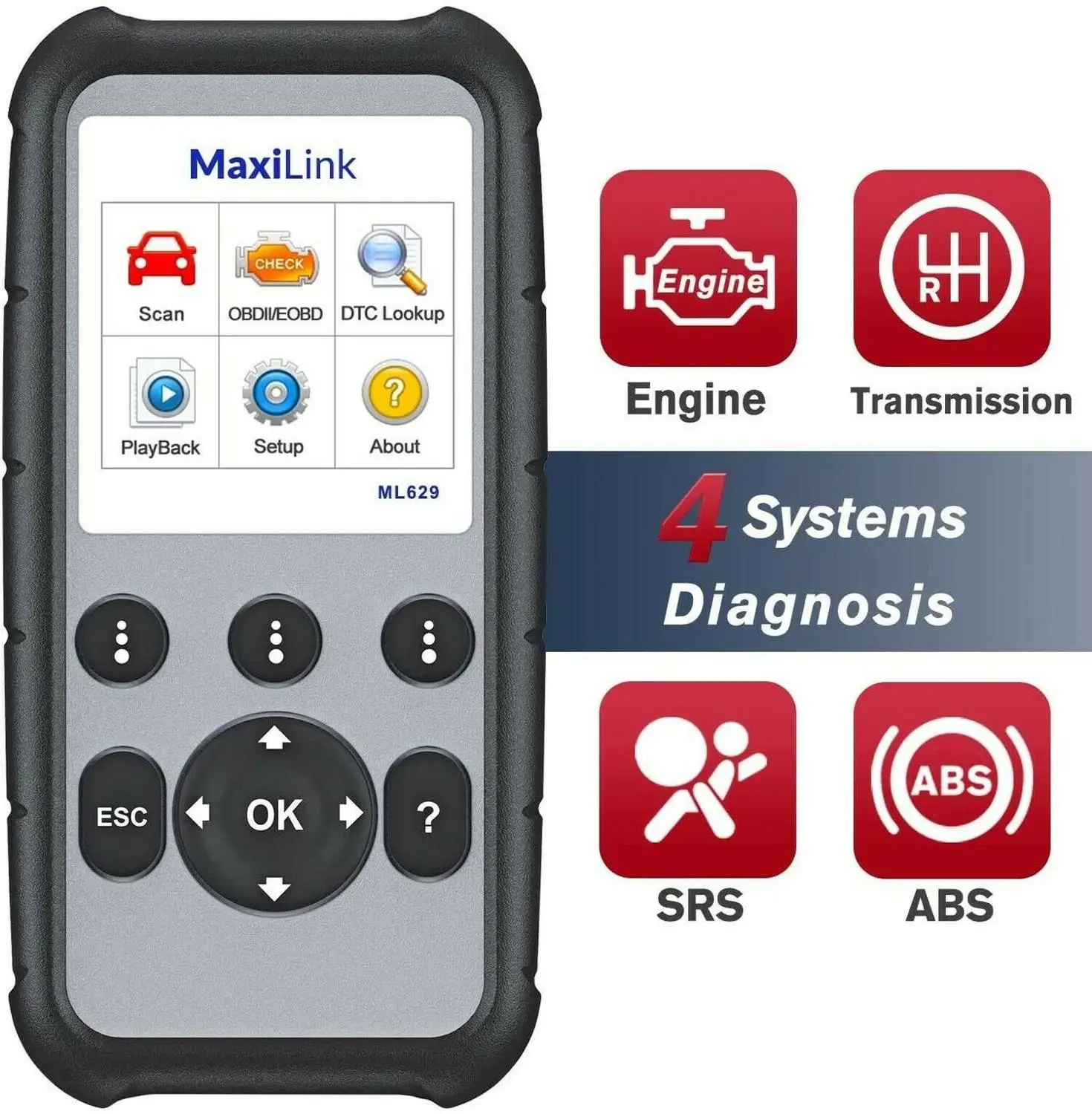 Autel OBD2 автоматический сканер диагностический инструмент ML629 ML519 AL619 Automotivo Automotriz