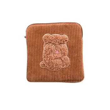 

Portable Corduroy Sanitary Towel Storage Case Bag Holder Napkin Pad Organizer