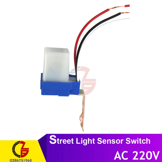 Automatic Auto On Off Photocell Street Light Switch AC/DC 12V 10A Photo
