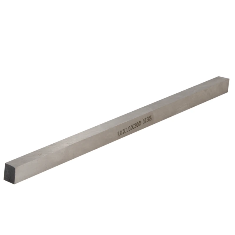 4x High Speed Steel HSS CNC Lathe Cutting Tool Bits Bar 10x10x200mm Silver