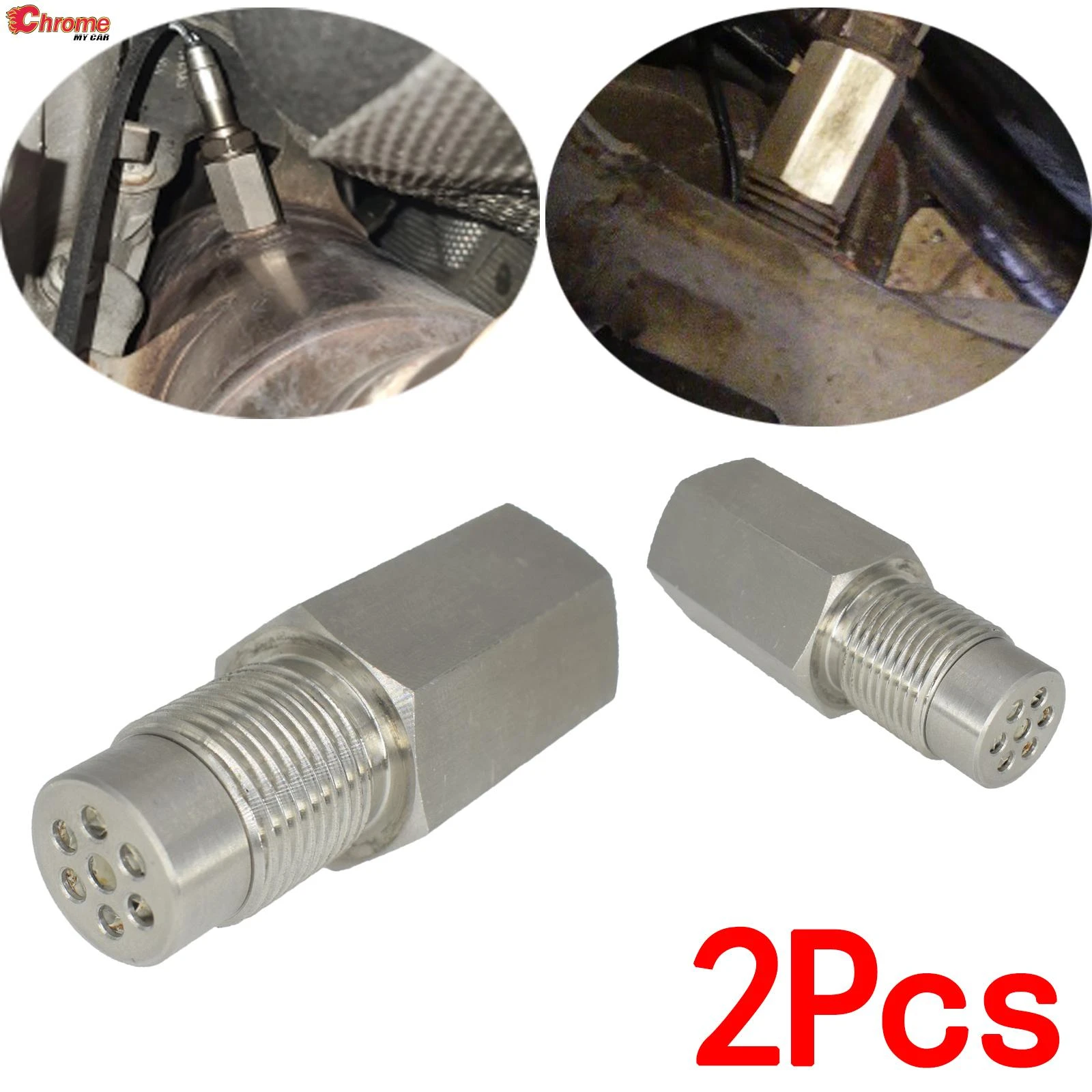 Car Oxygen O2 Sensor Spacer Catalytic Converter Check Engine