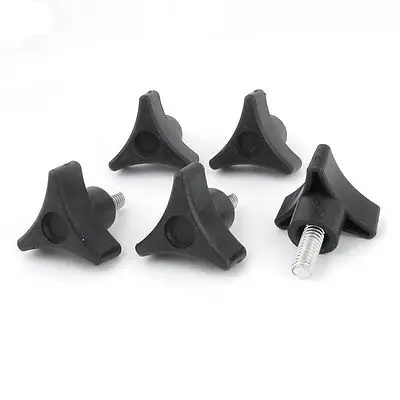 

Machine Spare Part 8mm Male Thread Clamping Star Knob 5 Pcs