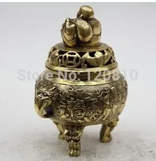 

Chinese Bronze Statue Sculpture Copperware Collection Collectible Maitreya Buddha Censer Oriental Bronze Copper Ware On Sale!