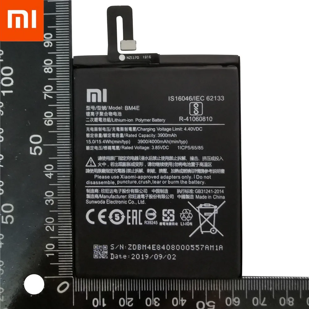 Лет сменный аккумулятор BM4E для Xiaomi Mi Pocophone F1 подлинный Аккумулятор для телефона 4000 мАч+ наборы инструментов