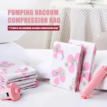

Vacuum Storage Bag Compressed Organizer Bag 11Pcs/Set PA PE Space Saving Home Package Clothing Travel Compression Bag Practical