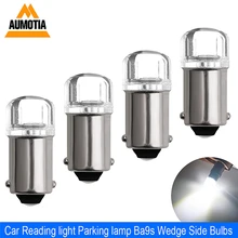 4x BA9S T4W светодиодный автомобильный светильник лампочка T2W T3W H5W интерьер автомобиля светодиодный номерной знак светильник 2 светодиодный 2835 SMD DC12V 12913 12910 12929