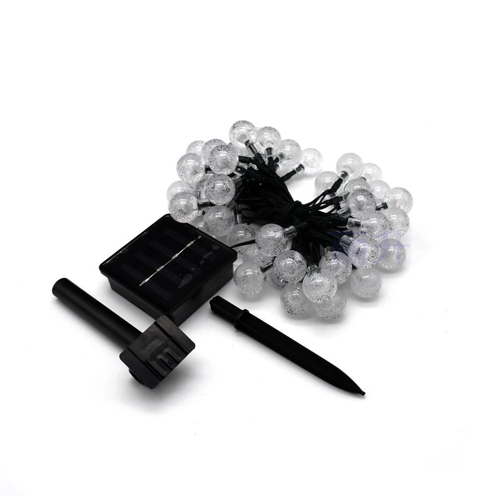 

Solar Light String 7m 50LED Bubble Ball Outdoor Waterproof Christmas Decoration Lantern String