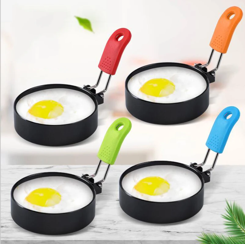 

Кольцо для яиц, кольцо для яиц из нержавеющей стали с антипригарным металлическим формовщиком для жареных яиц, сэндвичей, устройство для из...