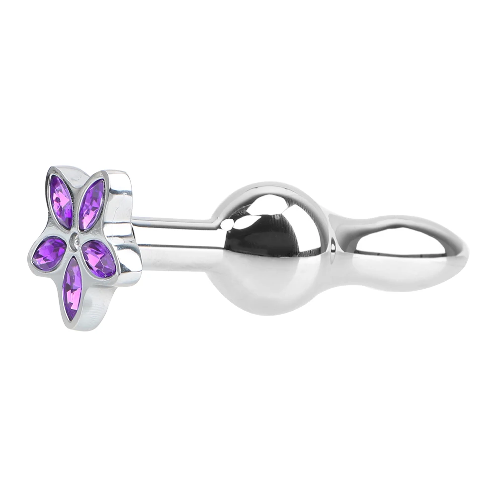 Metall Analplug Mit Kleeblatt Für Anal Stimulation Und Massage_voghion.com