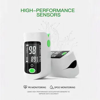 

Fingertip Oximeter Heart Rate Measuring Tool Pulse Oximeter Blood Oxygen Saturation Oximeter Random Color