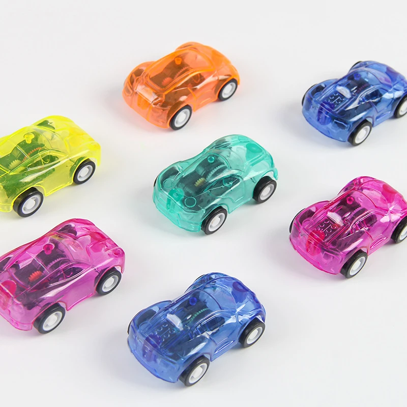 

5PC Move Transparent Car Toy Pull Back Small Engineering Car Model Kid Toys Gift Random Color Boy Kid Toys Christmas Gift