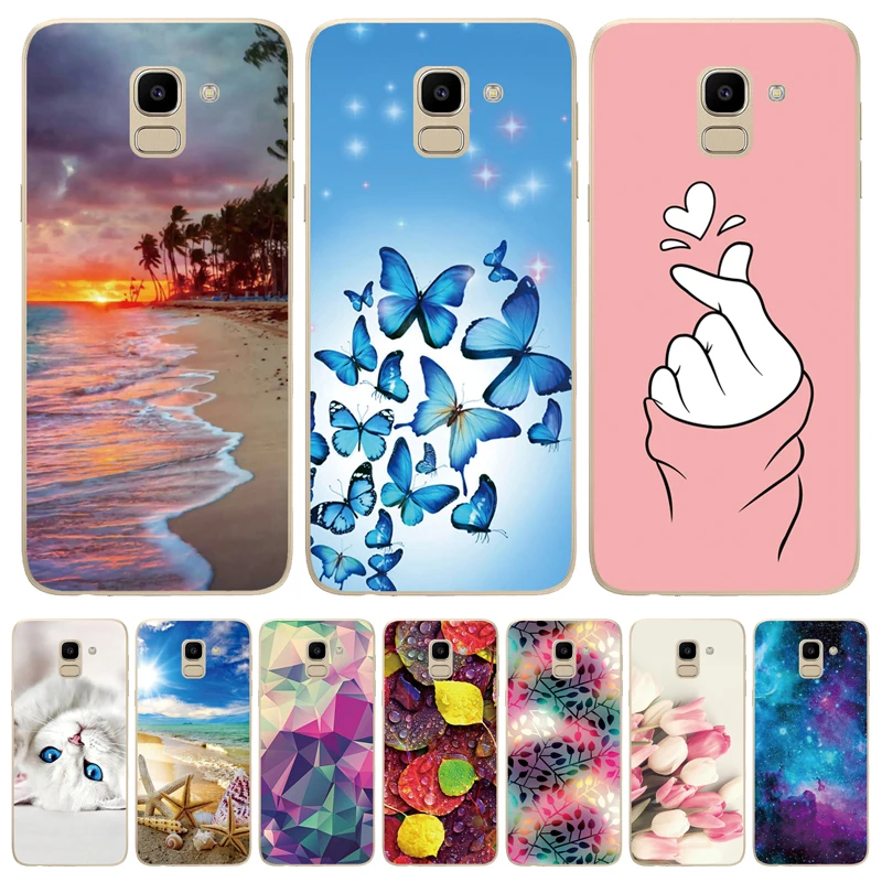 For Samsung J6 2018 Case EU J600 J600F SM-J600F Soft TPU Cover Galaxy J6Plus J6+ J 6 Plus J610 J610F Silicone |