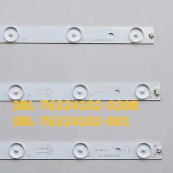 

3PCS/set NEW For 32inch 32CE561LED 3BL-T6324102-002B 3BL-T6324102-001B 1PCS=10LED 63CM