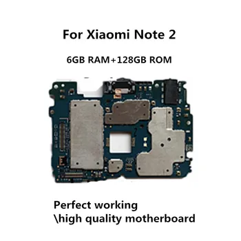 

6GB+128GB Unlocked Electronic Panel Board Mainboard Motherboard Unlocked With Chips Circuits Flex Cable For Xiaomi Note2 Note 2