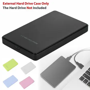 

USB2.0 HDD Enclosure 2.5 inch Serial Port SATA SSD Hard disk Box Support 2TB Mobile External HDD Case