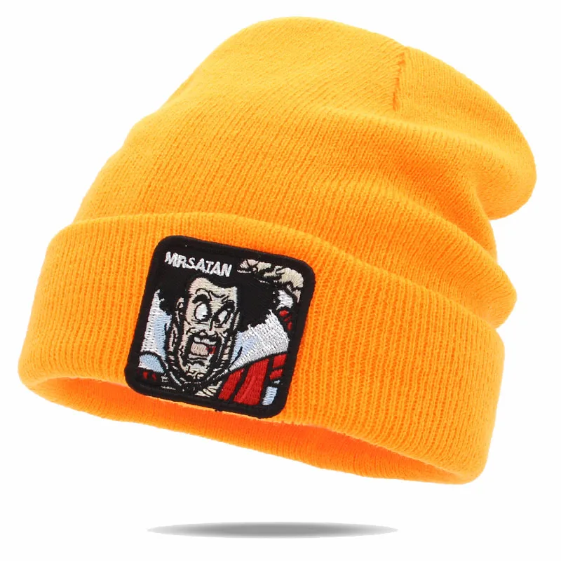 47 Дропшиппинг аниме Dragon Ball winte hat для мужчин и женщин вязаная зимняя шапка вязаная Лыжная шапка унисекс модная шапка gorro touca - Цвет: 47