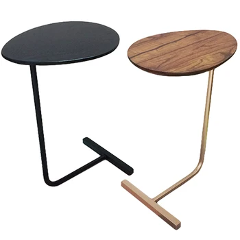 

Solid Wood Small Coffee Table Minimalist Design Sofa Side American Retro Mini Coffee Table Bedside Table