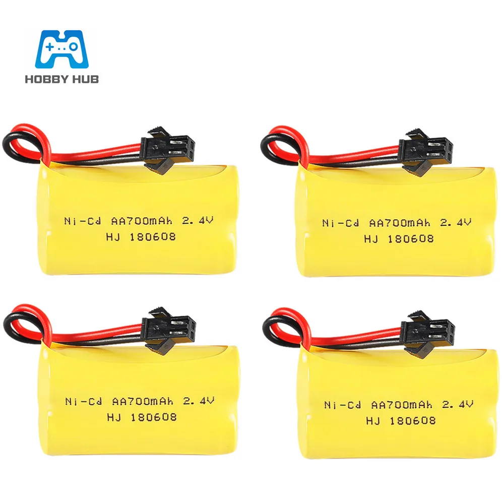 

2.4V 700mAh NI-CD rechargeable battery pack AA 2.4 v rechargeable battery 700 mah for Remote Control toys Electric Toys