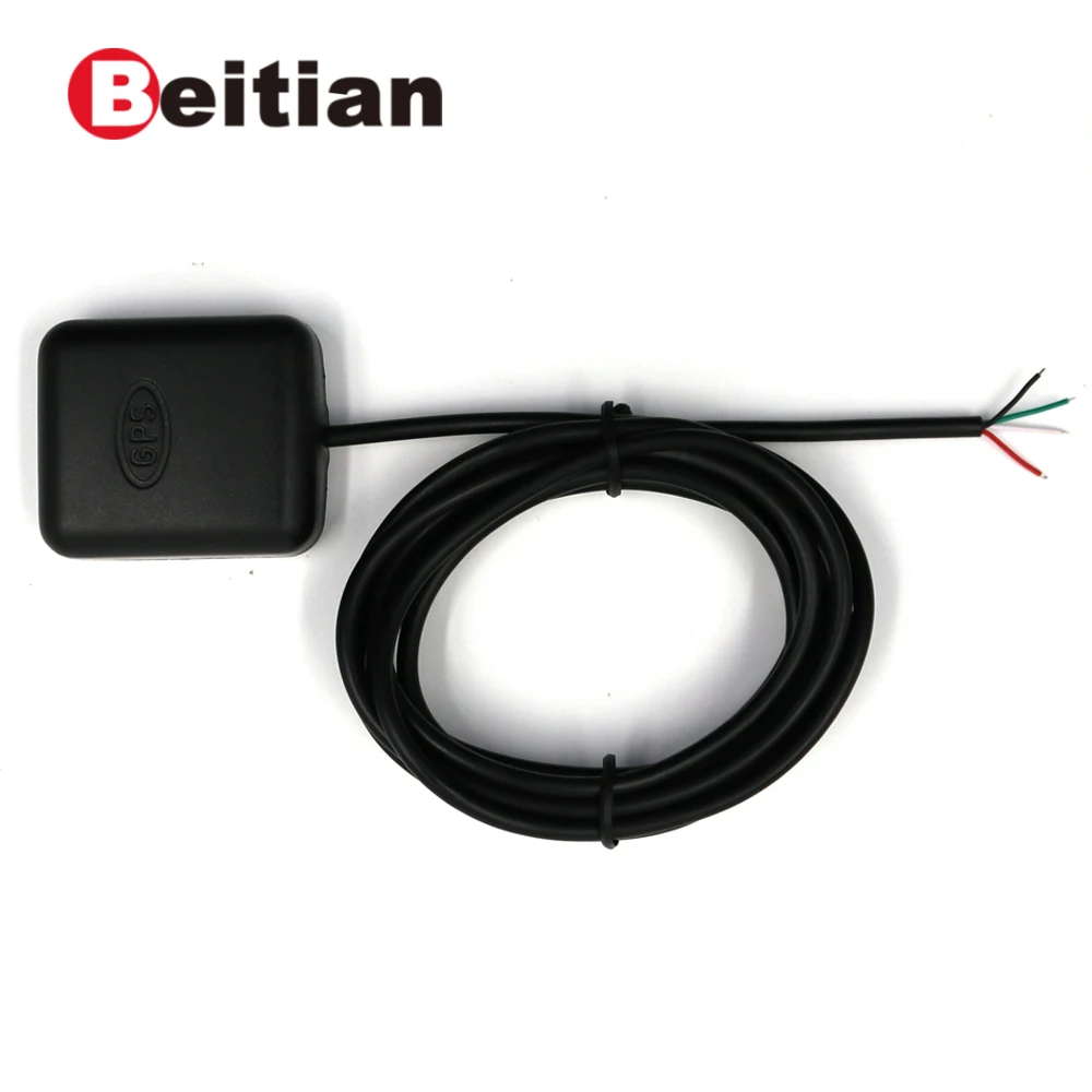 BEITIAN TTL 4 кабель: Красный VCC зеленый RX белый TX Черный GND Двусторонняя лента GPS