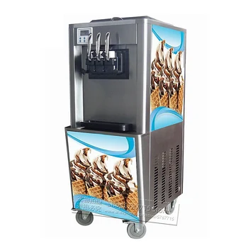 

2020 Hot Selling Floor Standing Ice Cream Maker Vending Machine Cheap Price 3 Flavor Commercial Soft Serve Ice Cream Machine