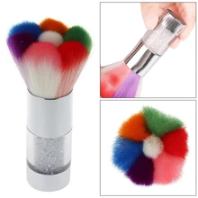 Горячая Мода для удаления макияжа очиститель для инструмента Красочные 1 шт Кисти стразы горячей основы ногтей красоты жизни эфирные