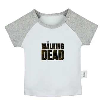 

The Walking Dead Zomble Outbreak Response Team Zombie Design Newborn Baby T-shirts Toddler Graphic Short Sleeve Tee Tops