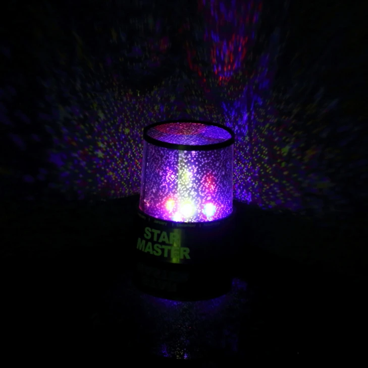 1Pc Amazing Flashing Colorful Sky Star Master Night Light Lovely Starry Projector Novelty Gifts Drop Shipping | Лампы и освещение
