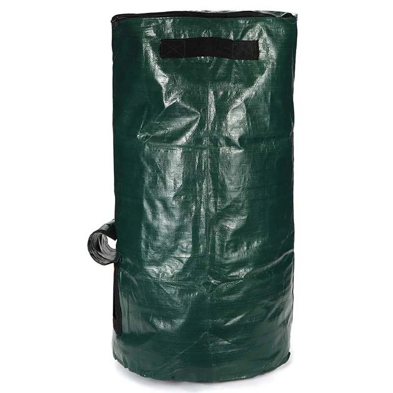 EASY-2Pcs 80L органических отходов Кухня шланг для полива огорода, двора, мешок для компоста Портативный окружающую среду из полиэтиленовой ткани ящик для комнатных растений, 45X80 см
