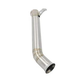 

Slip-on Motorcycle Muffler Eliminator Exhaust Escape Enhanced Air Pressure Middle Pipe 12-19 For KTM DUKE 690 2012-2019 2013