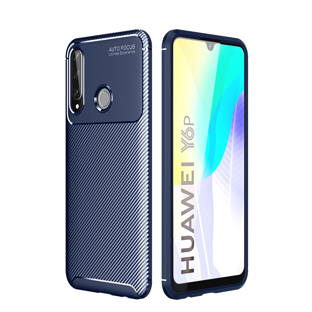 Новый Модный чехол для телефона Huawei Y6P противоударный защитный мягкий