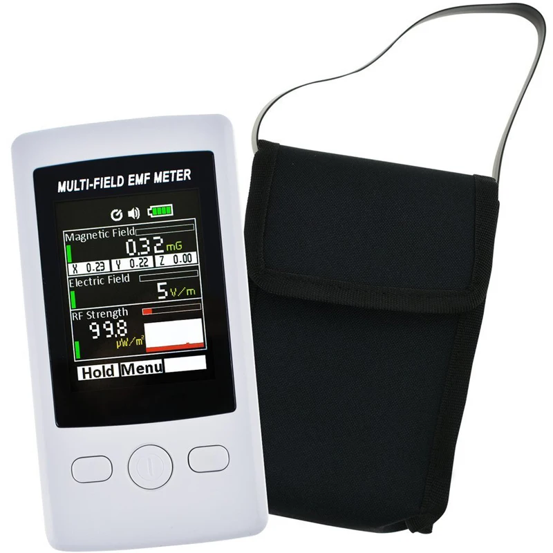 Gauss 3-axis Magnetic Electric RF Field Strenght Digital Electromagnetic Radiation Detector TM-190 Multi-Field EMF Meter TM190
