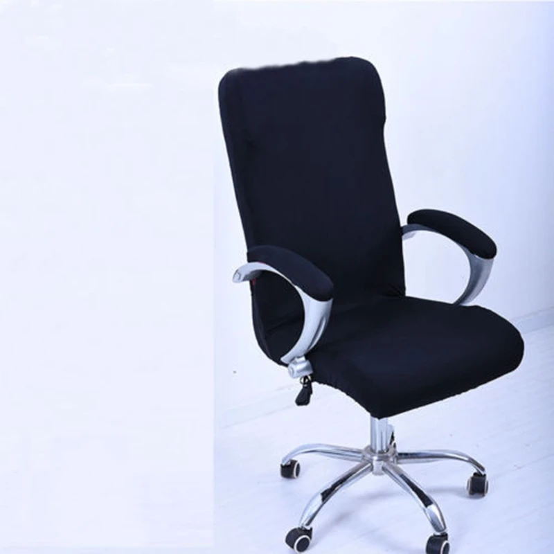 Чехол для офисного стула, поворотный Чехол для компьютерного кресла, чехол для стула из полиэстера и спандекса, эластичный чехол для обеденного стула