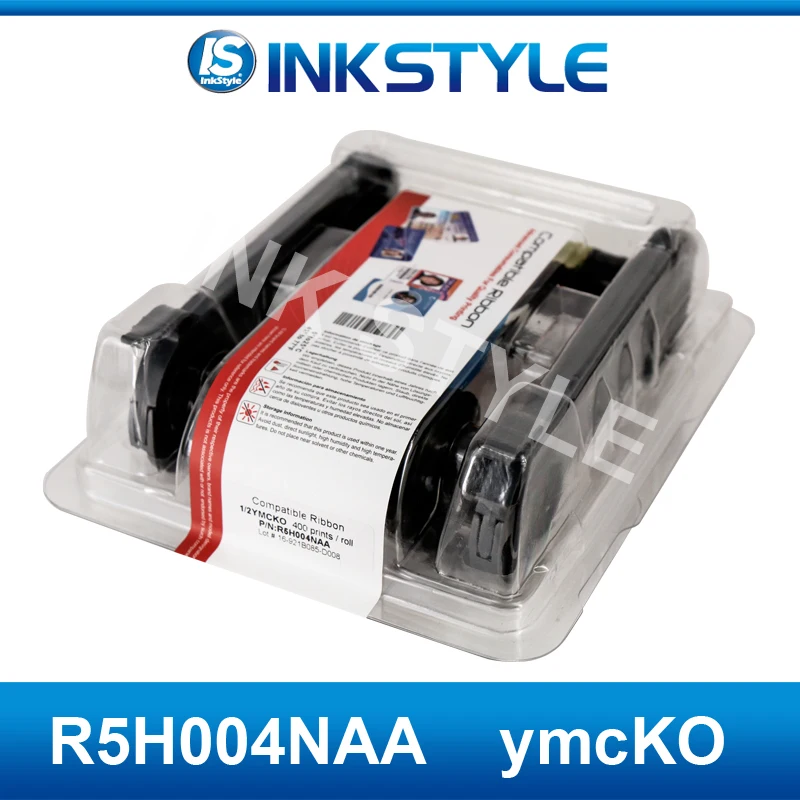 R5H004NAA ymcKO полупанельная цветная лента 400 принтов используется в принтере Evolis Primacy Zenius Duplex Card