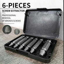 Meijuner 6 adet malzeme hasarlı vida Extractor hız Out matkap uçları aracı Set kırık cıvata sökücü onarım aracı